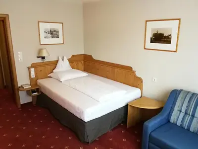 Ein Bett oder Betten in einem Zimmer der Unterkunft Die Linde