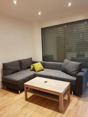 Ein Sitzbereich in der Unterkunft Ferienwohnung Jolina