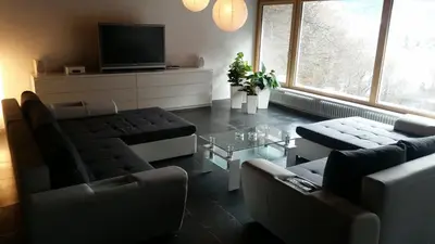 Ein Sitzbereich in der Unterkunft Haus Rünzler
