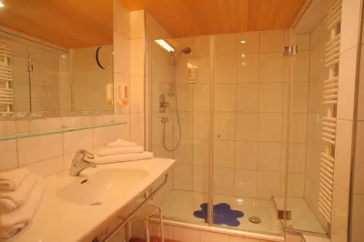 Ein Badezimmer in der Unterkunft Sonne Bezau - Familotel Bregenzerwald