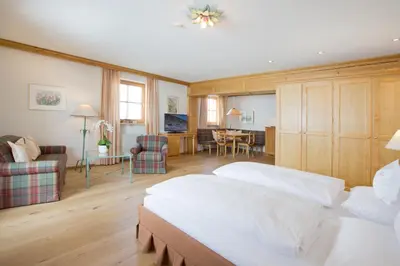Ein Bett oder Betten in einem Zimmer der Unterkunft Hotel Angela