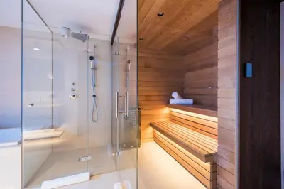 Ein Badezimmer in der Unterkunft Nidus Luxury Apartments