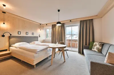Ein Bett oder Betten in einem Zimmer der Unterkunft Hotel Bianca