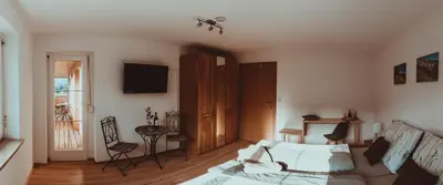 TV/Unterhaltungsangebot in der Unterkunft Ferienwohnung Thannen