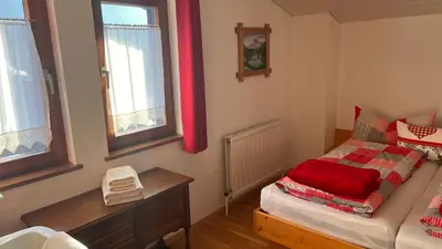 Ein Bett oder Betten in einem Zimmer der Unterkunft Haus Ganahl