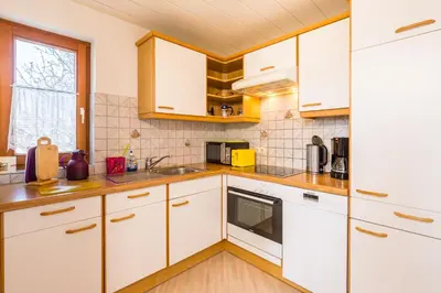 Küche/Küchenzeile in der Unterkunft Haus Margit