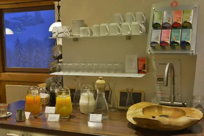 Getränke in der Unterkunft Gästehaus Wildbach