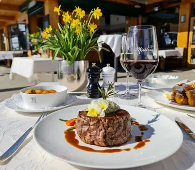 Essen im Hotel oder in der Nähe