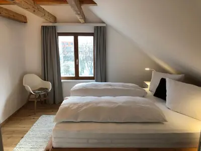 Ein Bett oder Betten in einem Zimmer der Unterkunft mama käthe - Apartments