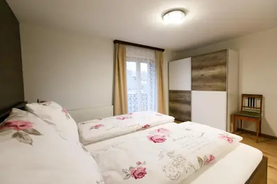 Ein Bett oder Betten in einem Zimmer der Unterkunft Apartment Am Bach