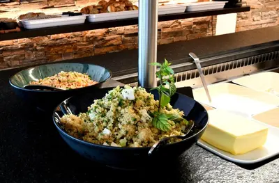 Essen im Hotel oder in der Nähe