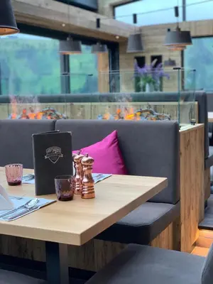 Ein Sitzbereich in der Unterkunft Hotel Walisgaden superior