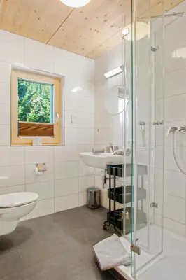 Ein Badezimmer in der Unterkunft Haus Berghof