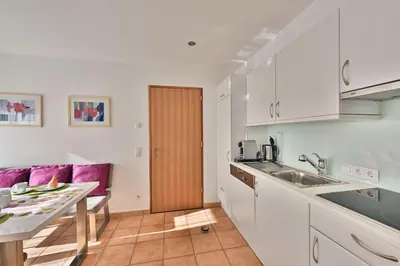 Küche/Küchenzeile in der Unterkunft Appartements Haus Dr Muxel