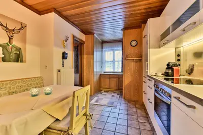Küche/Küchenzeile in der Unterkunft Chalet Kerber