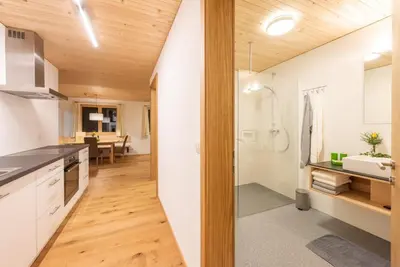 Ein Badezimmer in der Unterkunft Wiesenhof Rusch