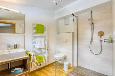 Ein Badezimmer in der Unterkunft Das Kleemanns - Nur für Erwachsene
