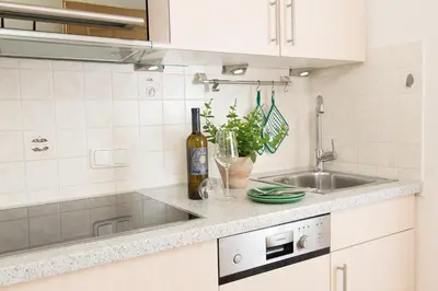 Küche/Küchenzeile in der Unterkunft Ferienhaus Kessler