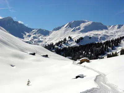 Appartements Aurora im Winter