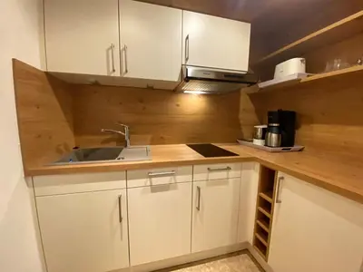 Küche/Küchenzeile in der Unterkunft Gatterhof