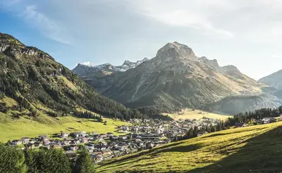Naturlandschaft in der Nähe des Chalets