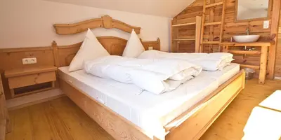 Ein Bett oder Betten in einem Zimmer der Unterkunft Haus Bergfelder