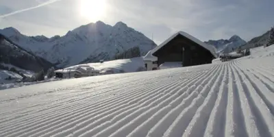 Haus Bergfelder im Winter
