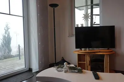 TV/Unterhaltungsangebot in der Unterkunft Ferienwohnung Bergblick