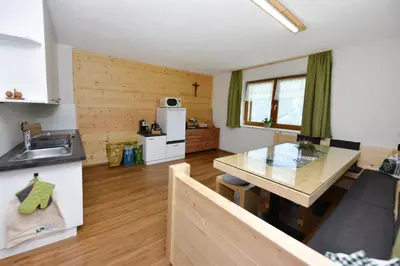Küche/Küchenzeile in der Unterkunft Mottnerhof