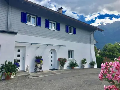 Das Gebäude in dem sich die Ferienwohnung befindet