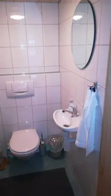 Ein Badezimmer in der Unterkunft Apartments Hänsler