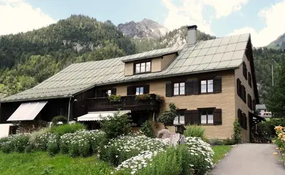 Grundriss der Unterkunft Haus Ganahl Klostertal