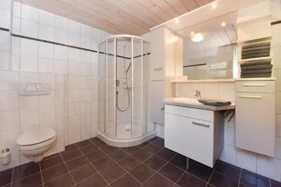 Ein Badezimmer in der Unterkunft Ferienhof Dürlinde