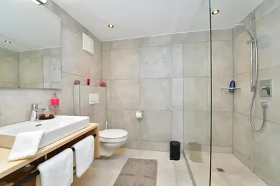 Ein Badezimmer in der Unterkunft Ferienhof Sonne