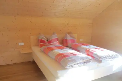 Ein Bett oder Betten in einem Zimmer der Unterkunft Ferienwohnung Greber Regina