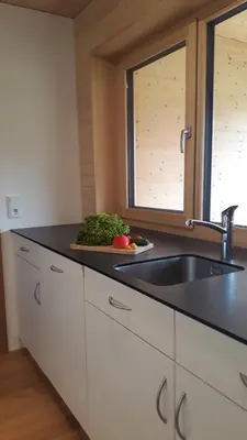 Küche/Küchenzeile in der Unterkunft Ferienwohnung Greber Regina