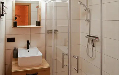 Ein Badezimmer in der Unterkunft Ferienhaus Dalaas Am Arlberg