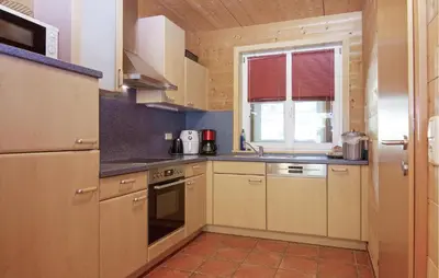 Küche/Küchenzeile in der Unterkunft Bezauberndes Ferienhaus-Dalaas