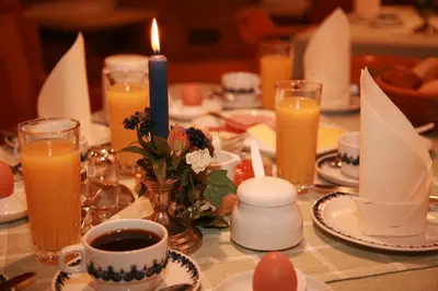 Essen in der Ferienwohnung oder in der Nähe