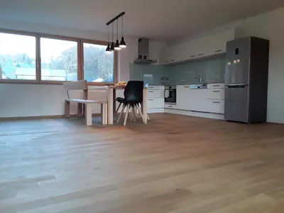Küche/Küchenzeile in der Unterkunft Appartment Hirschberg