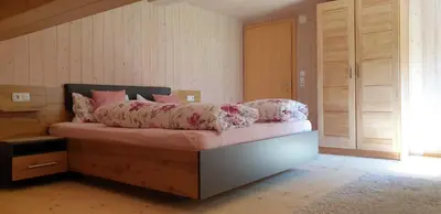 Ein Bett oder Betten in einem Zimmer der Unterkunft Haus Feuerstein