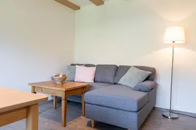 Ein Sitzbereich in der Unterkunft Gästehaus Strasser