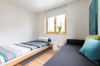 Ein Bett oder Betten in einem Zimmer der Unterkunft Am Mellenbach Patrizia Kleber