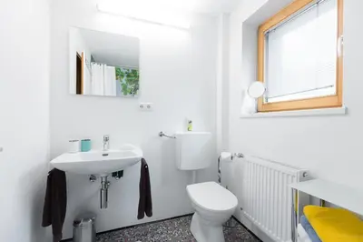 Ein Badezimmer in der Unterkunft Am Mellenbach Patrizia Kleber