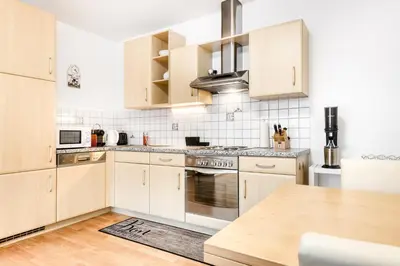 Küche/Küchenzeile in der Unterkunft Appartement Ideal by A-Appartments