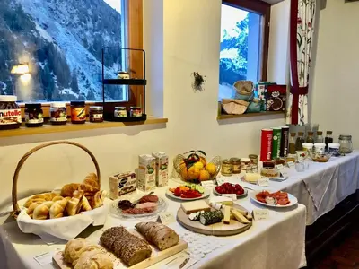 Essen in der Pension oder in der Nähe