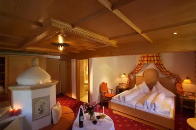 Ein Bett oder Betten in einem Zimmer der Unterkunft Das Schiff in den Bergen