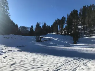 Chalet in Vorarlberg nahe Skipisten im Winter