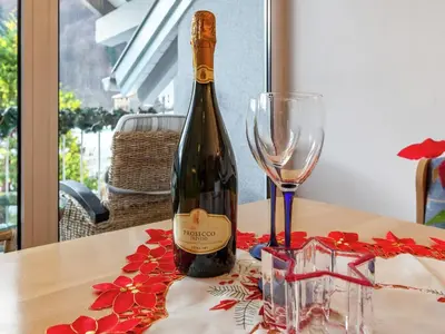 Getränke in der Unterkunft Wohnung in Vandans am Golm-Skilift