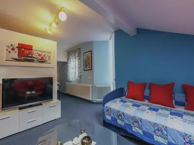 Ein Bett oder Betten in einem Zimmer der Unterkunft Wohnung in Vandans am Golm-Skilift